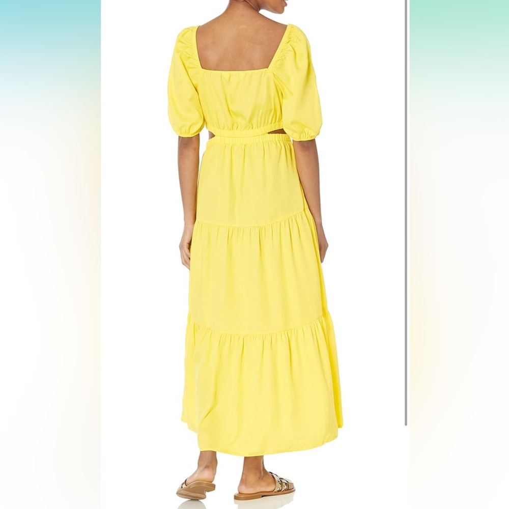 NWT The Drop Women's Anaya Square Neck Cut-Out Tiered Maxi Dress - Picture 2 of 8